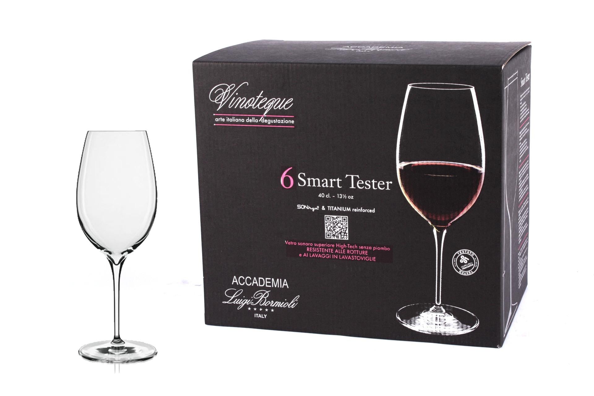 Bormioli Luigi Vinoteque Set 6 Calici Cl.40 - Calice Universale In Vetro Sonoro Superiore Per Degustazione Vini Rossi, Bianchi e Frizzanti - Set 6 Pz 3