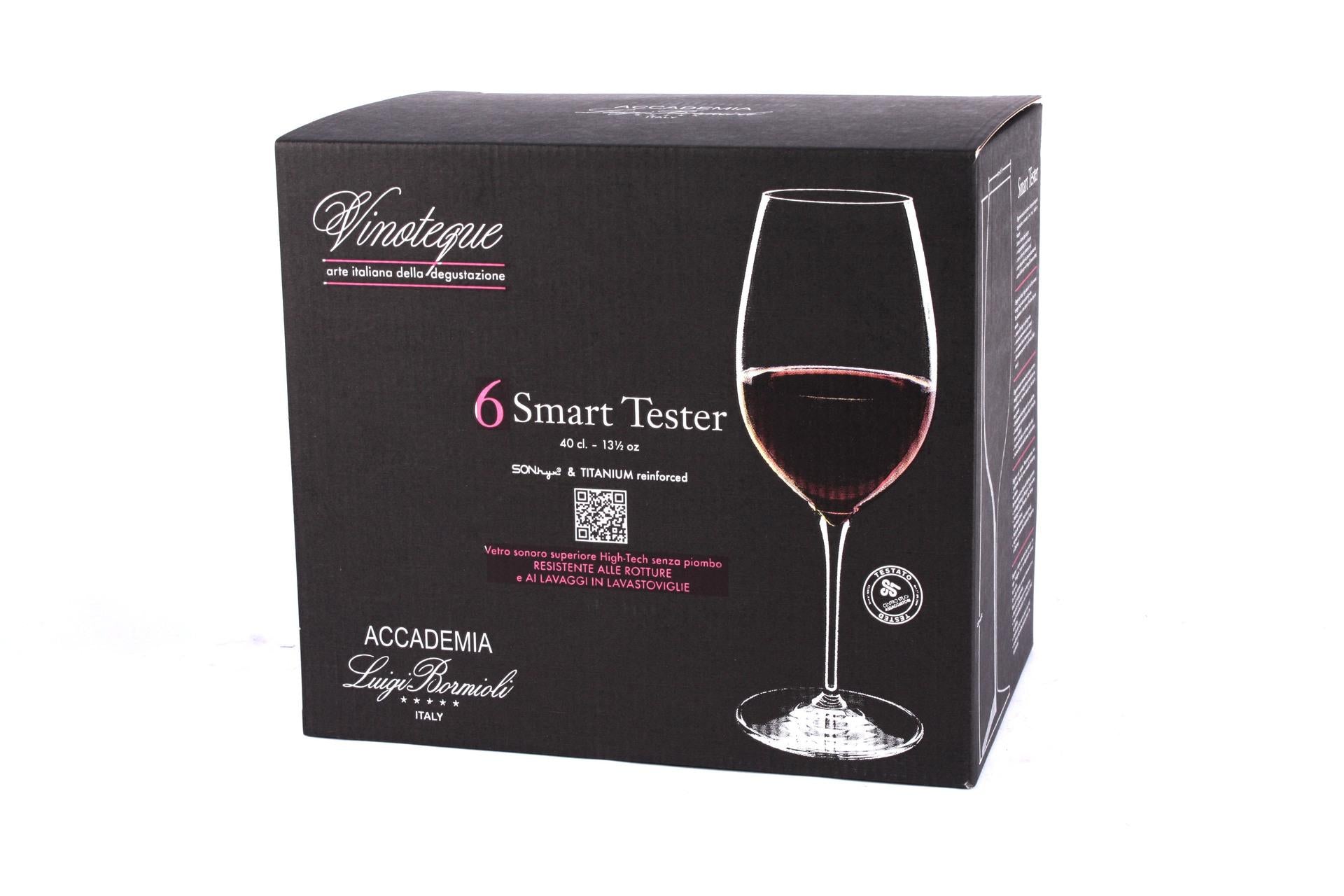 Bormioli Luigi Vinoteque Set 6 Calici Cl.40 - Calice Universale In Vetro Sonoro Superiore Per Degustazione Vini Rossi, Bianchi e Frizzanti - Set 6 Pz 5