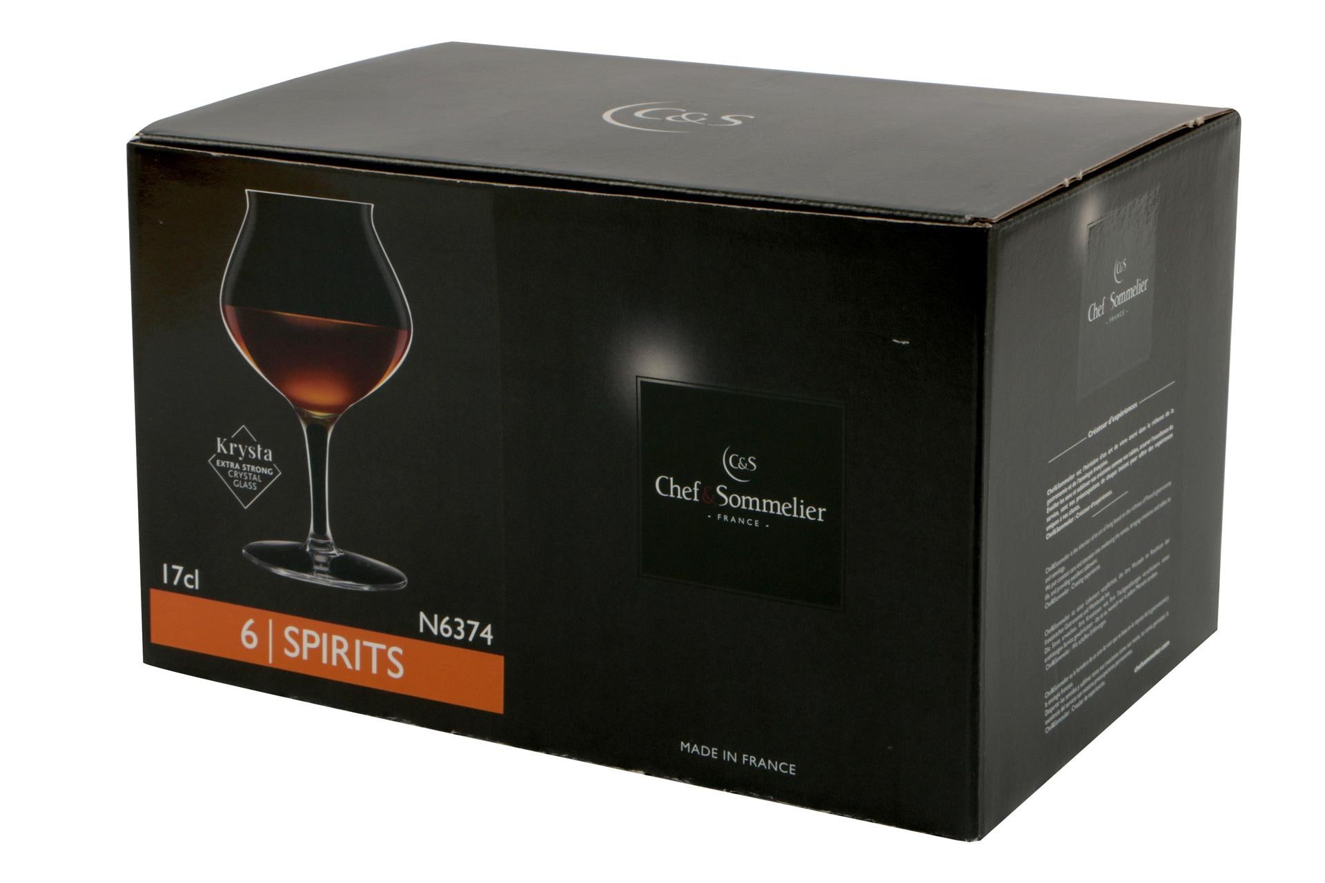 Arcoroc Spirits Calice Rhum 17 cl - Bicchiere Ampio per Whisky e Liquori - Set 6 Pz 3