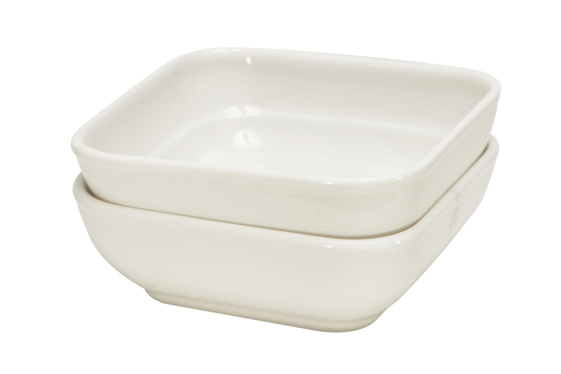 Import Tavola Professional B.B. White Ciotolina Quadra 8.8x8.8x3 cm In Porcellana Bianca - Set 12 Pz 3