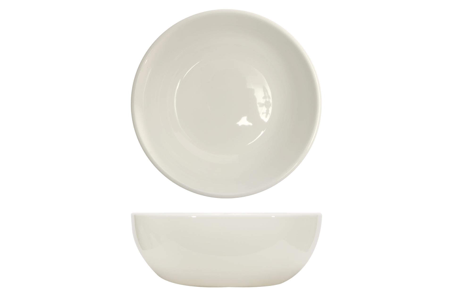 Import Tavola Professional B.B. White Scodella Ø15 cm - H.5.4 cm In Porcellana Bianca - Set 6 Pz