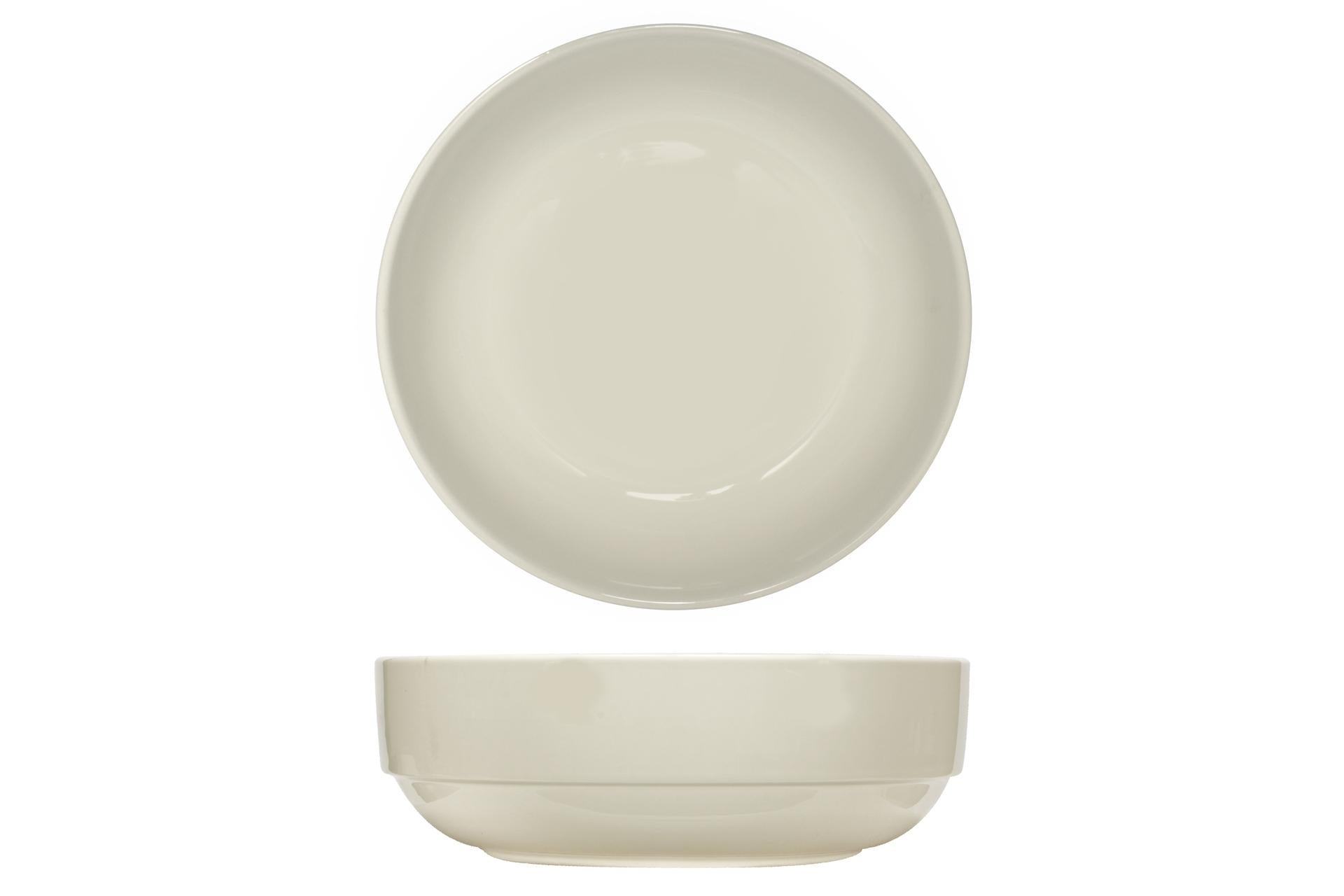 Import Tavola Professional B.B. White Ciotola Impilabile 14x5.9 cm In Porcellana Bianca - Set 6 Pz