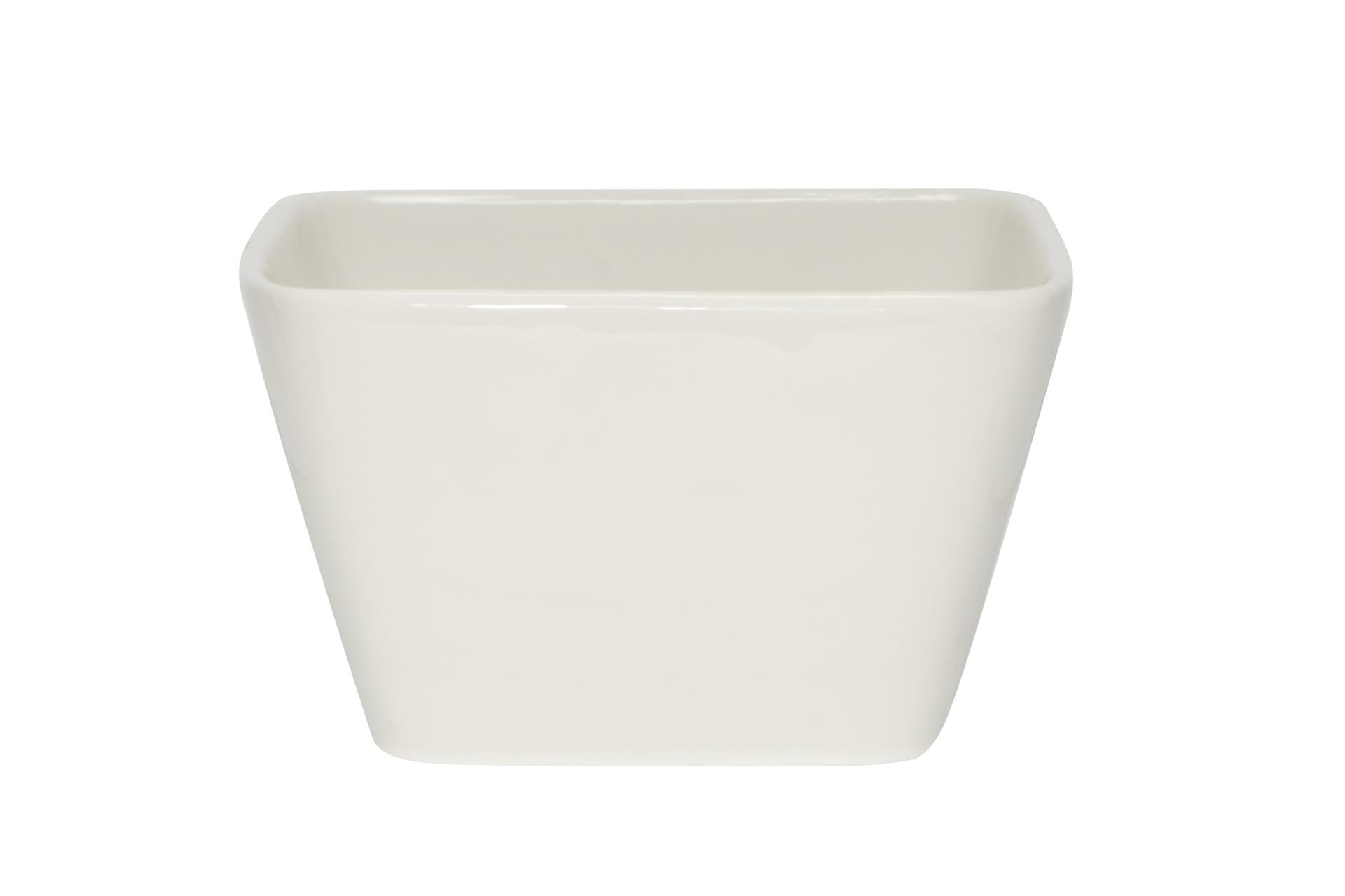 Import Tavola Professional B.B. White Ciotolina Quadra 10x10x6 cm In Porcellana Bianca - Set 6 Pz 3