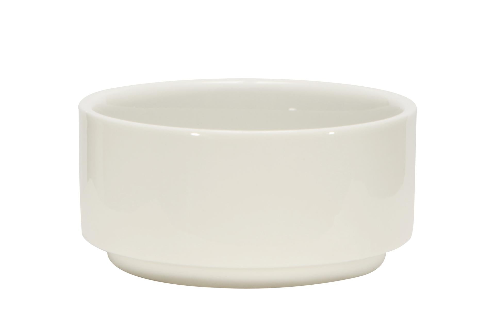 Import Tavola Professional B.B. White Ciotolina Tonda Ø8 cm - H.3.5 cm In Porcellana Bianca - Set 12 Pz