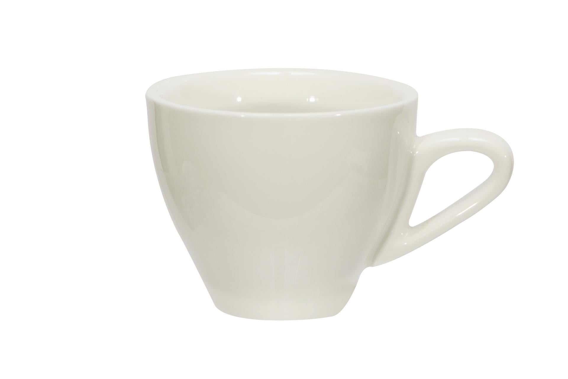 Import Tavola Professional Tazza Caffè 75 ml - Linea B.B. White In Porcellana Bianca - Set 12 Pz