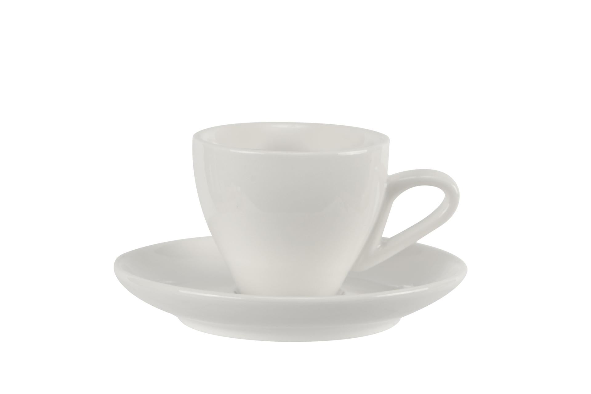 Import Tavola Professional B.B. White Piattino Caffè Ø11.9 cm In Porcellana Bianca - Set 12 Pz