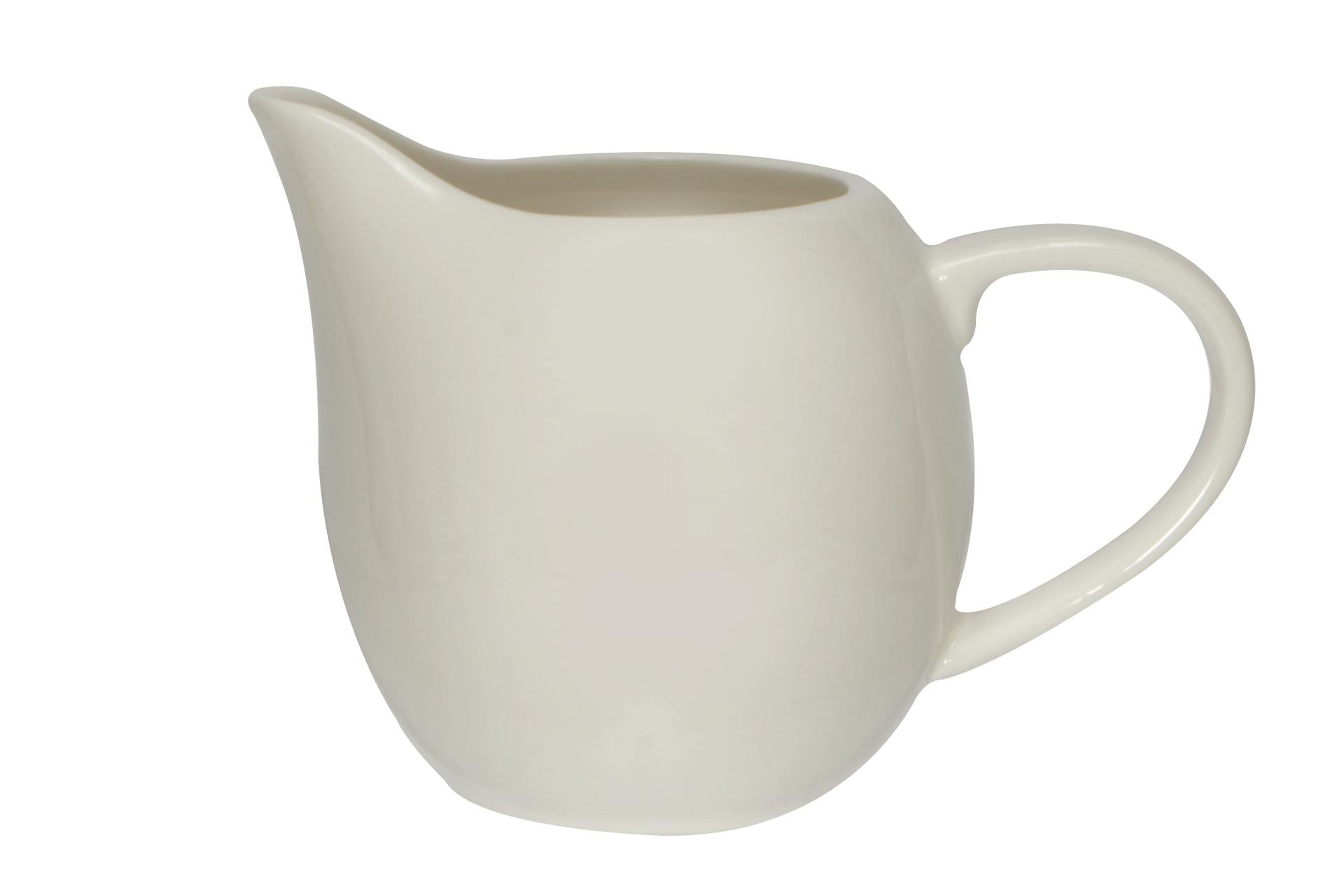 Import Tavola Professional Lattiera 150 ml B.B. White In Porcellana Bianca - Set 6 Pz