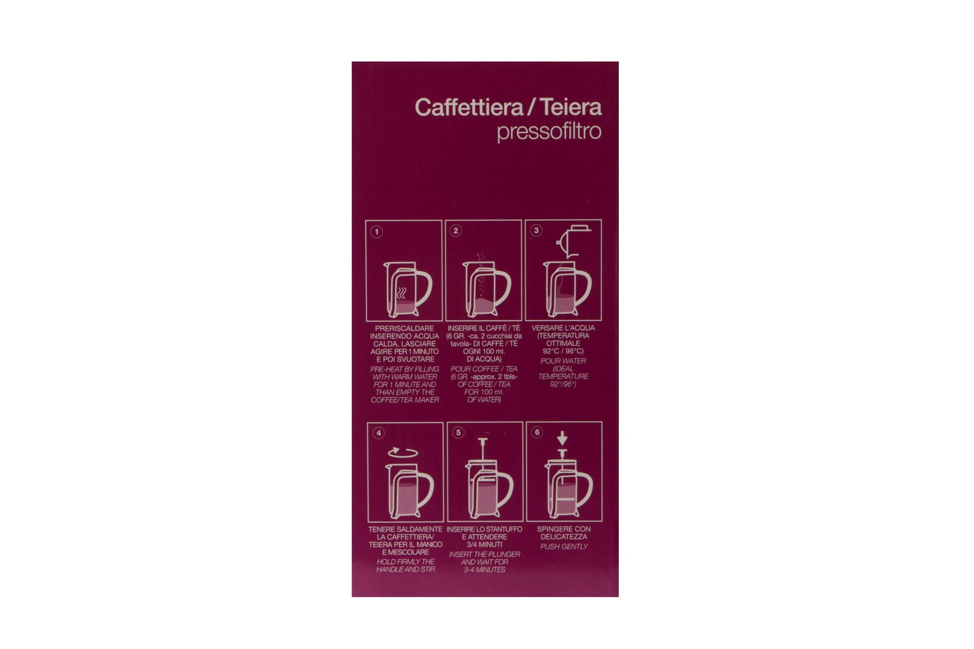 Ilsa Caffettiera-Infusiera 600 ml In Vetro Borosilicato e Acciaio Inox - Teiera e Infusiera per Tisane e Decotti 5