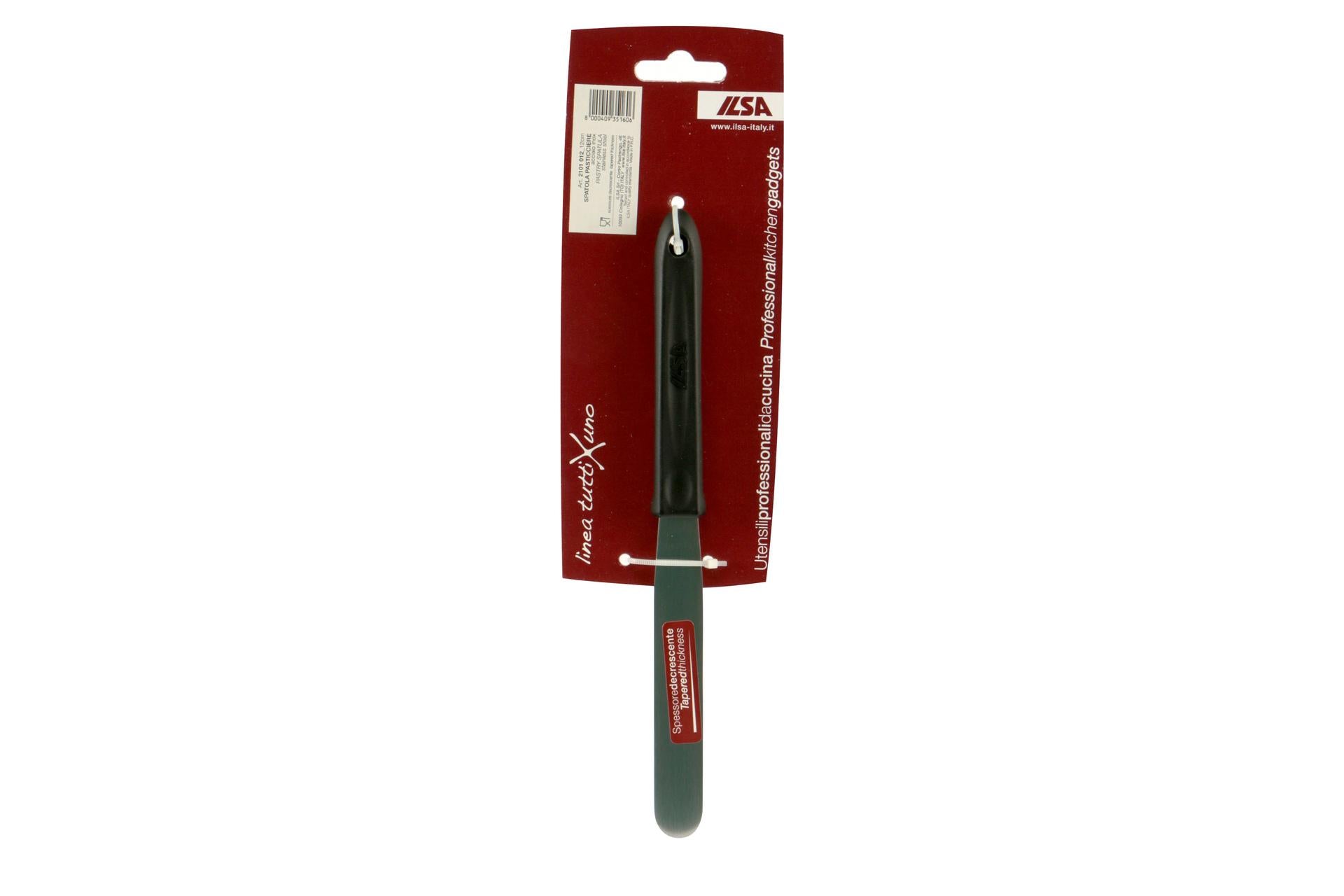 Ilsa Tuttixuno Spatola Pasticciere 12 cm Inox - Spatola Dritta In Acciaio Inox Con Spessore Decrescente