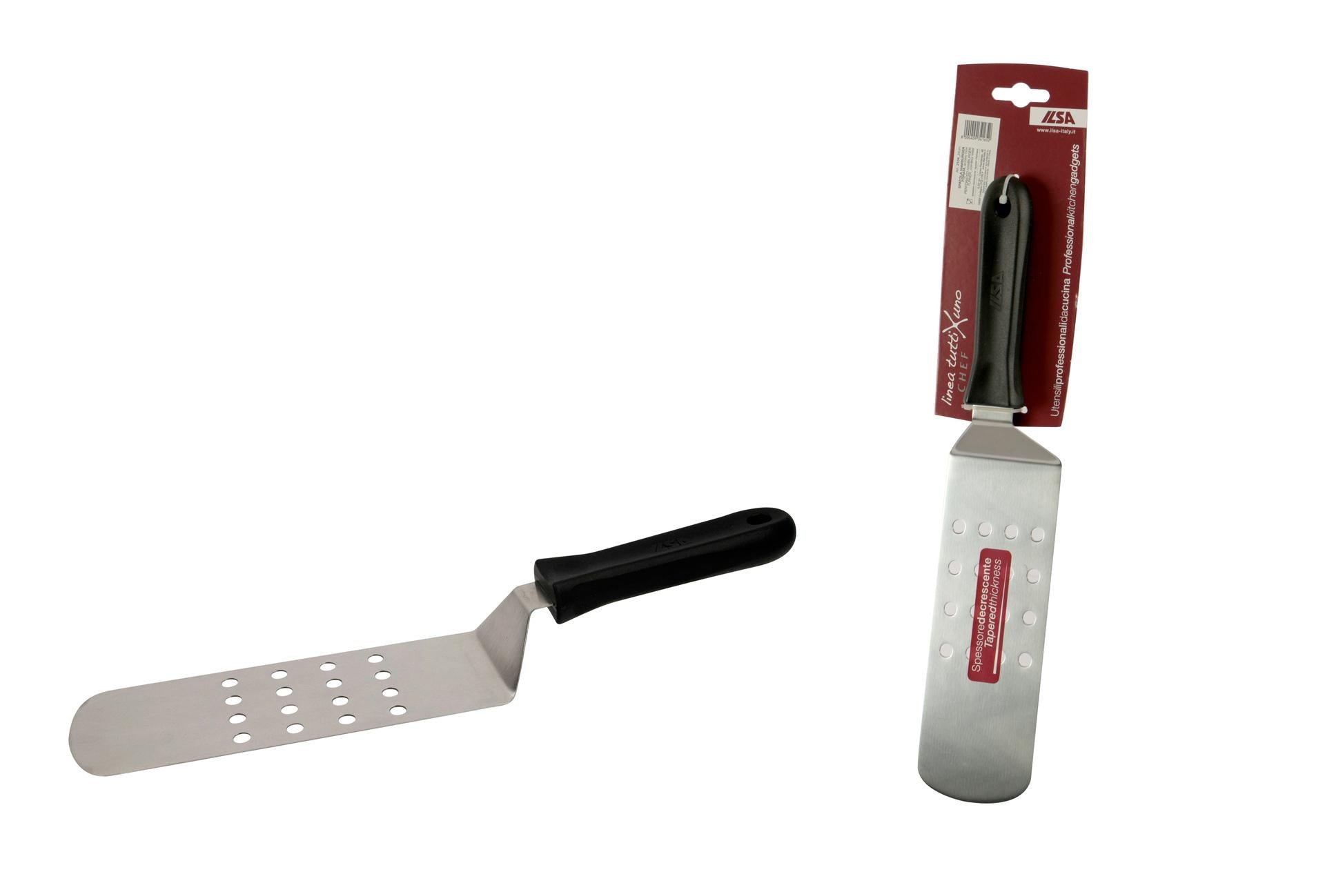 Ilsa Tuttixuno Spatola Hamburger Forata 24 cm In Acciaio Inox