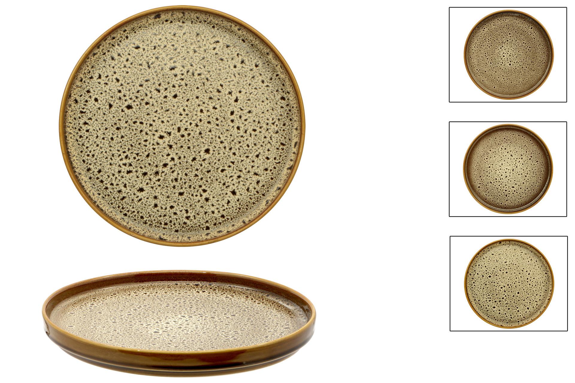 Pt Sango Ceramics Kaden Arica Piatto Piano Impilabile Ø26 cm - Set 6 Pz