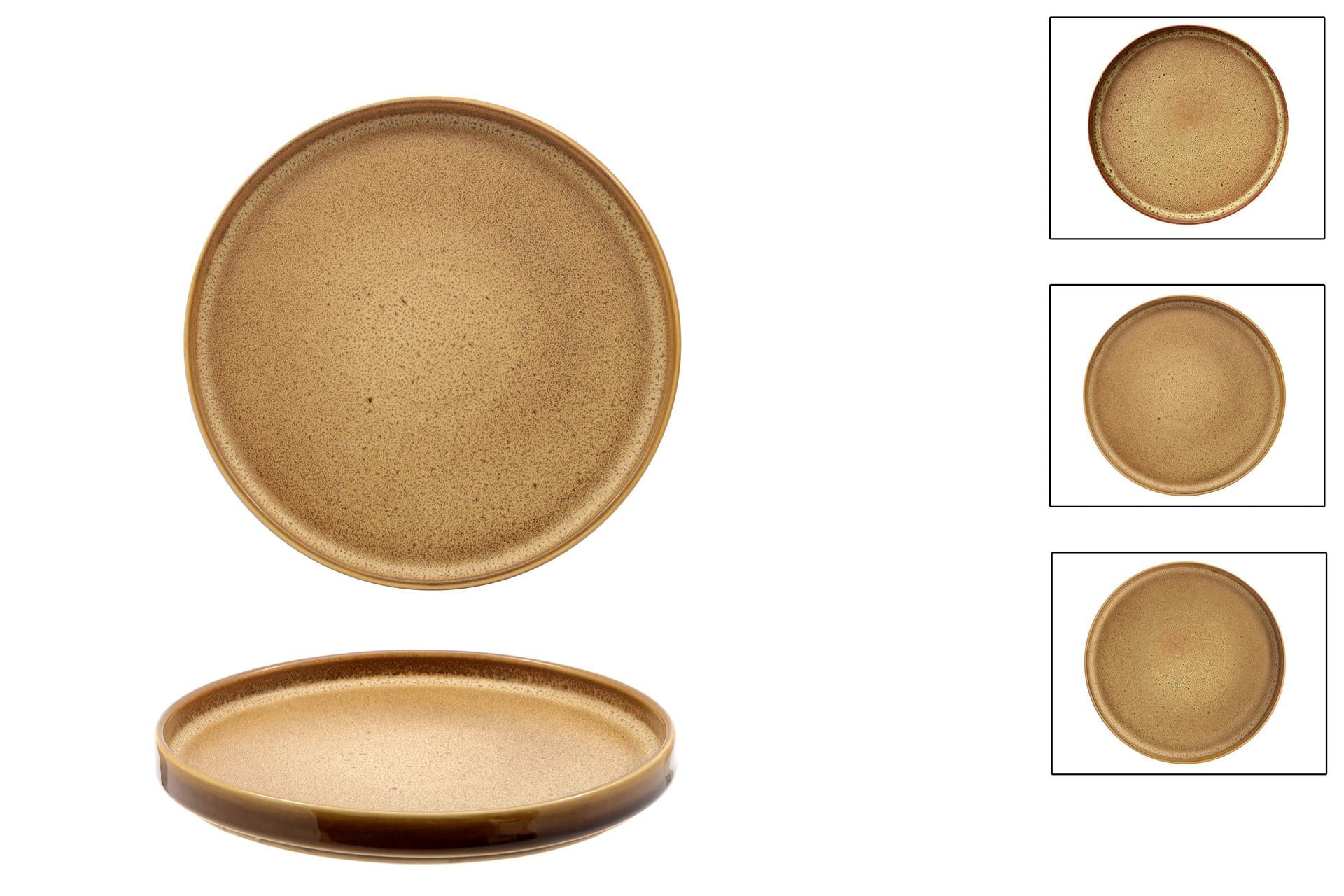 Pt Sango Ceramics Kaden Arica Piatto Piano Impilabile Ø20 cm - Set 6 Pz