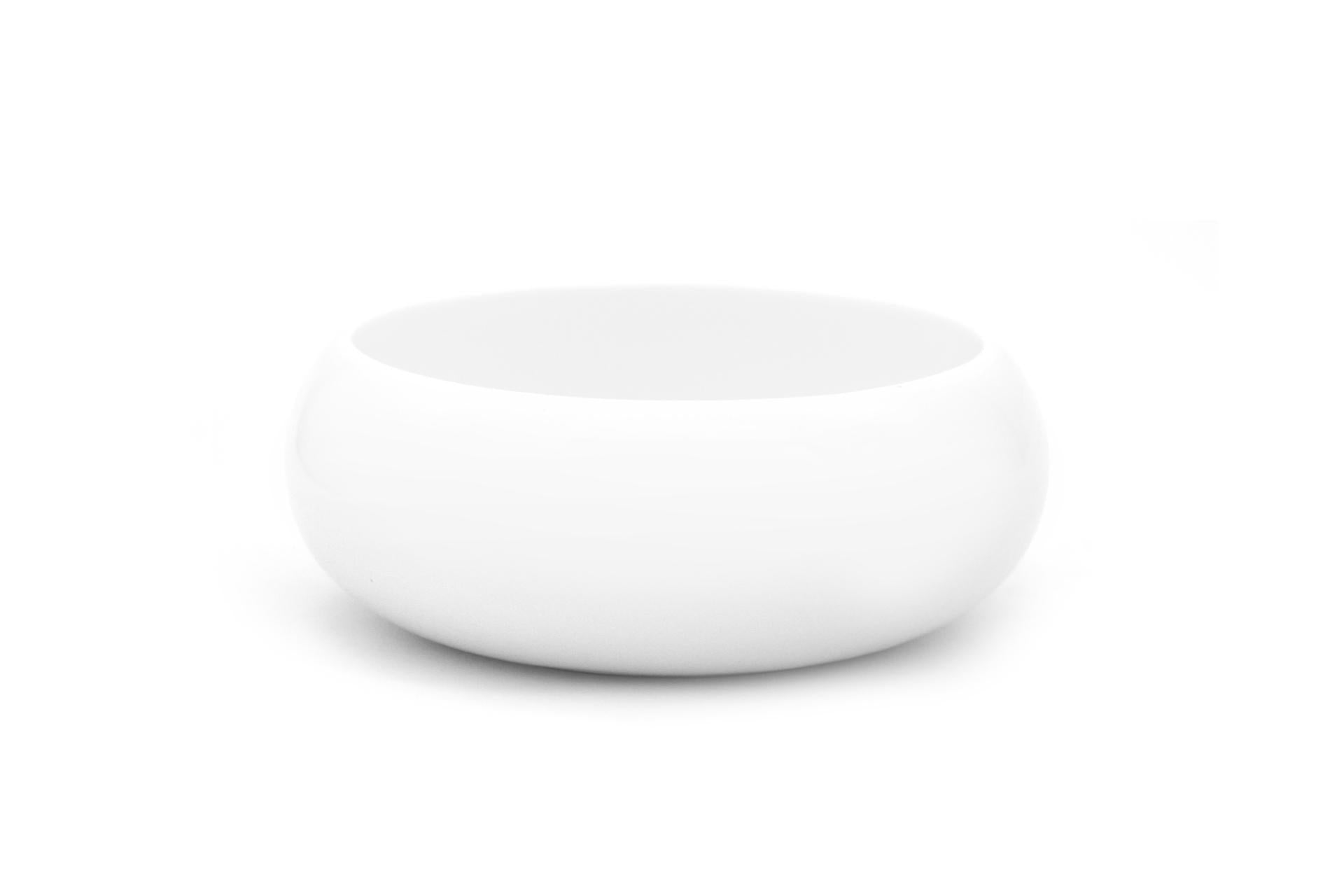Akij Ceramics Coppetta Organic White Ø13 cm In Porcellana Bianca - Set 6 Pz