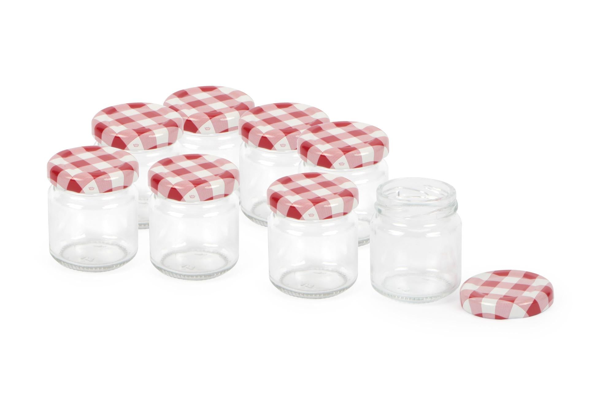 Dosen-Zentrale Il Casale Set 8 Vasi 53 ml In Vetro Con Tappo a Vite Ø43 mm - Linea Barattoli e Accessori per Conservazione - Set 8 Pz
