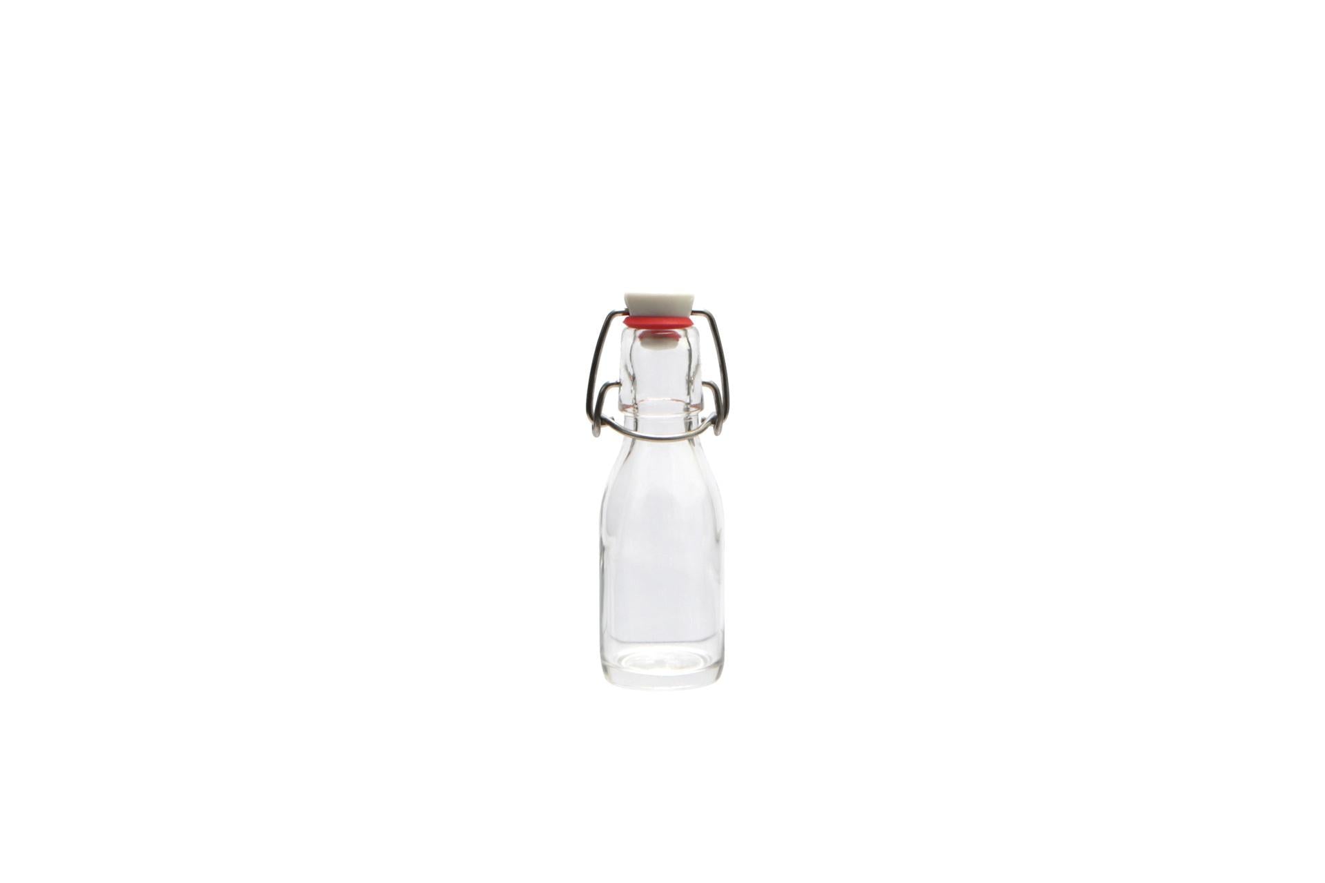Dosen-Zentrale Il Casale Bottiglia 100 ml In Vetro Con Tappo Meccanico - Linea Barattoli e Accessori Rustici
