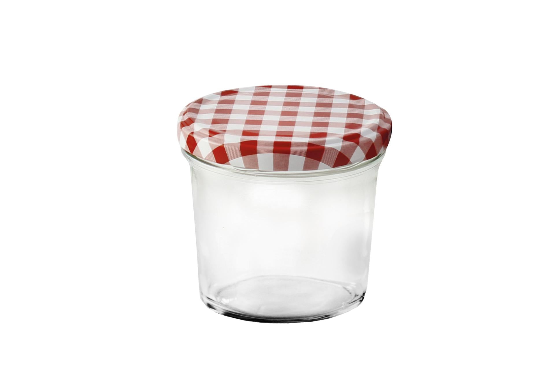 Dosen-Zentrale Il Casale Barattolo 230 ml Con Tappo Ø82 mm In Vetro Rustico Per Conservazione