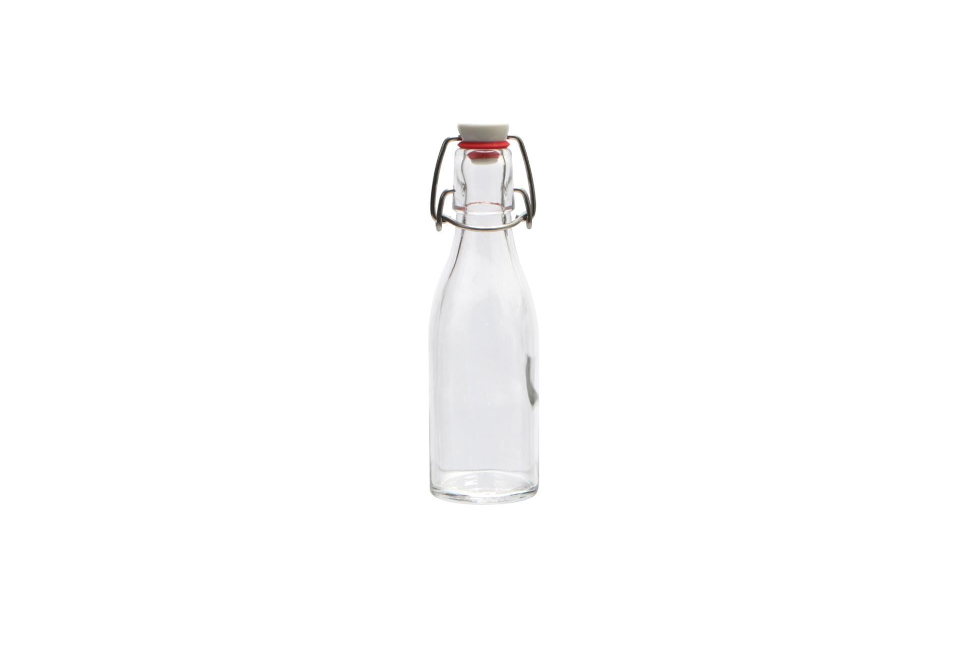 Dosen-Zentrale Il Casale Bottiglia 200 ml In Vetro Con Tappo Meccanico - Linea Barattoli e Accessori Rustici