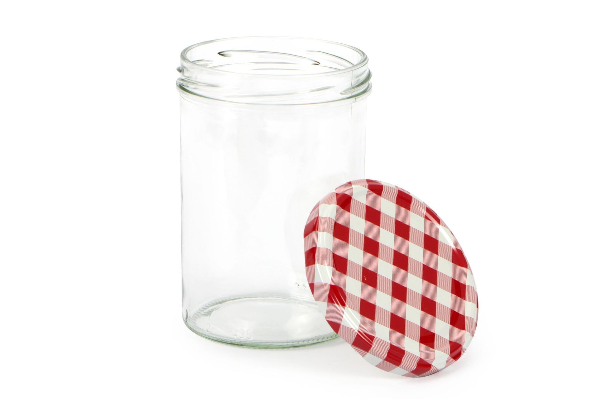 Il Casale Barattolo 440 ml Con Tappo Ø82 - Linea Barattoli In Vetro Per Conservazione - Set 15 Pz