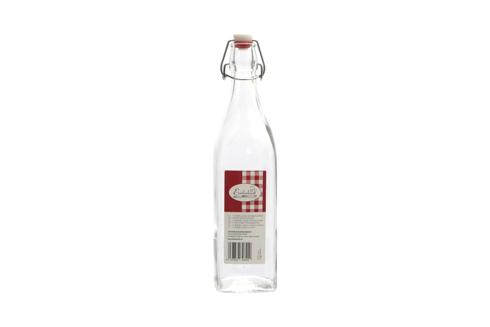 Il Casale Bottiglia Modello Top 500 ml In Vetro Con Tappo Meccanico - Linea Barattoli e Accessori Rustici