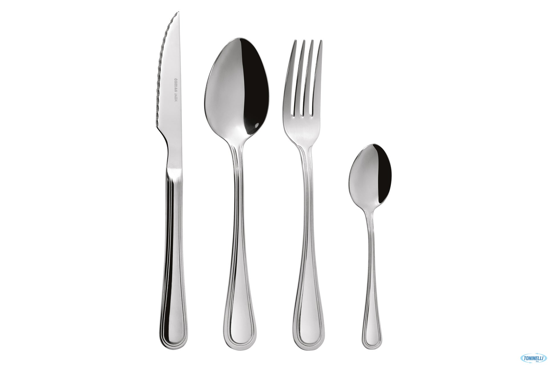 Comas Bilbao XL Cucchiaio Caffè Inox 2.5 mm - Linea Acciaio Nickel Free Finitura Lucida - Set 12 Pz 5