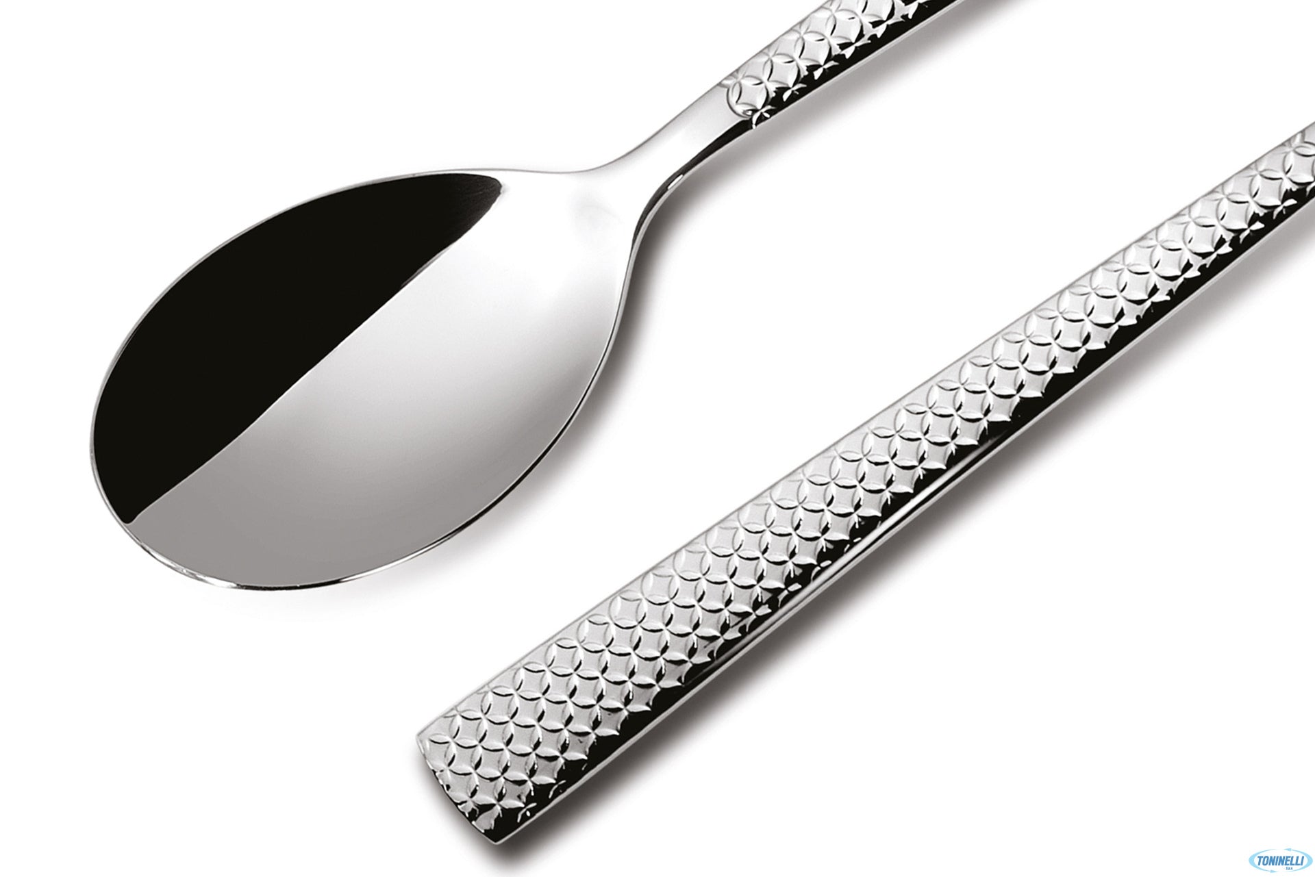 Comas Hidraulic Cucchiaio Caffè Inox 2 mm - Collezione Posate Nickel Free Con Manico Lavorato e Finitura Lucida - Set 12 Pz