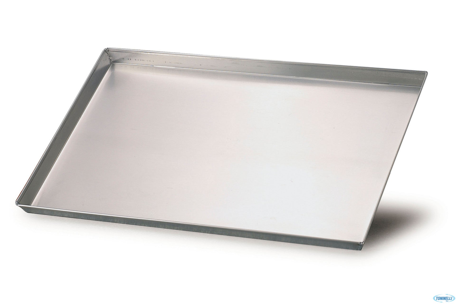 Agnelli Teglia Rettangolare 40x30 cm H.3 cm In Lega di Alluminio 3003 Con Orlo